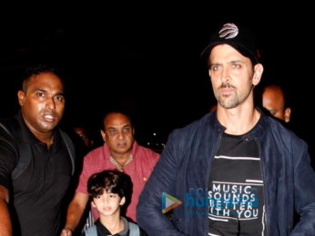 Hrithik Roshan snapped taking his kids on holiday to London