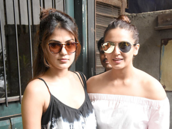 Huma Qureshi and Rhea Chakraborty snapped at Pali Village Cafe