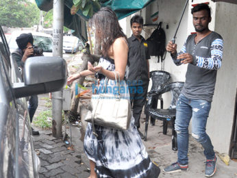 Huma Qureshi and Rhea Chakraborty snapped post a spa session in Juhu