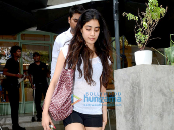 Jahnavi Kapoor snapped at The Kitchen Garden