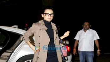 Kangna Ranaut snapped at the airport