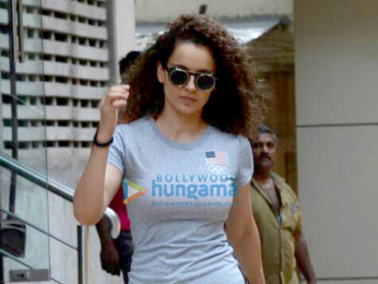 Kangna Ranaut snapped post rehearsal in Bandra