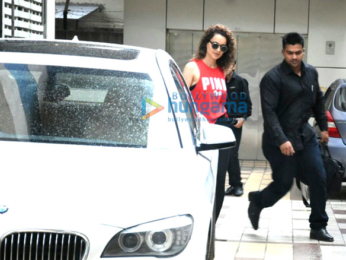 Kangna Ranaut snapped post sword fight rehearsals for her movie Manikarnika