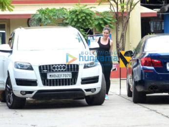Kareena Kapoor Khan, Amrita Arora, Shahid Kapoor, Bipasha Basu, and Karan Singh Grover snapped outside the gym