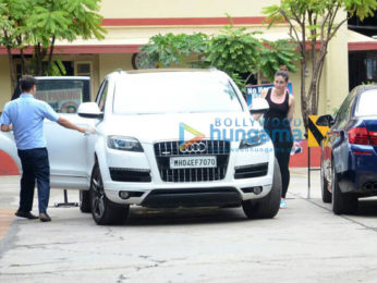 Kareena Kapoor Khan, Amrita Arora, Shahid Kapoor, Bipasha Basu, and Karan Singh Grover snapped outside the gym