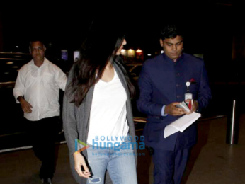 Katrina Kaif snapped leaving to shoot for 'Thugs Of Hindustan' in Malta