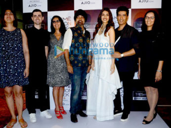 Kriti Sanon and Manish Malhotra at the Lakme Model auditions in Mumbai