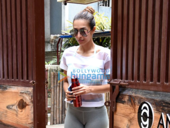 Malaika Arora snapped post her yoga session in Mumbai