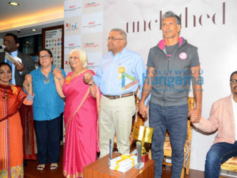 Milind Soman snapped at a book launch in Bandra