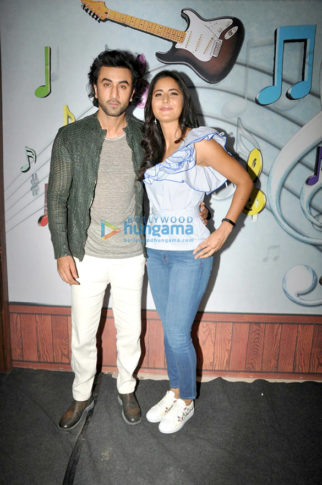 Ranbir Kapoor and Katrina Kaif promote their most awaited film Jagga Jasoos on the sets of the singing reality show ‘Sa Re Ga Ma Pa Lil Champ 2017’