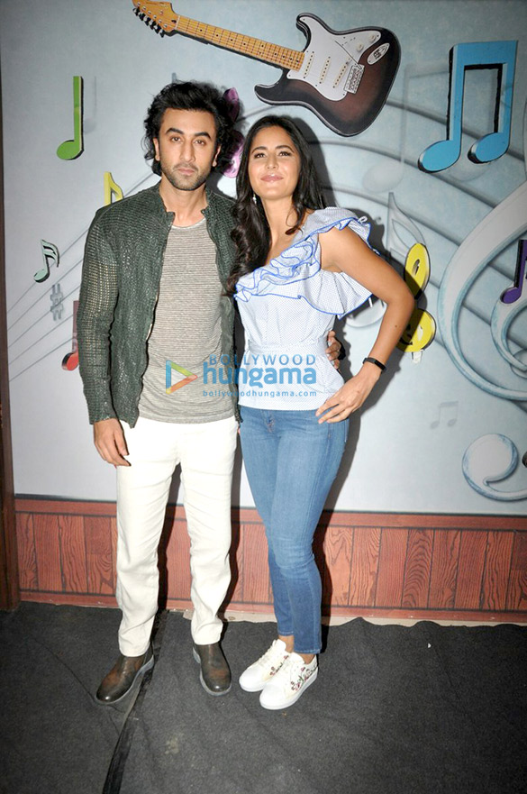 Ranbir Kapoor and Katrina Kaif promote their most awaited film Jagga Jasoos on the sets of the singing reality show ‘Sa Re Ga Ma Pa Lil Champ 2017’ Ranbir Kapoor and Katrina Kaif promote their most awaited film Jagga Jasoos on the sets of the singing reality show ‘Sa Re Ga Ma Pa Lil Champ 2017’