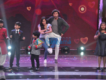 Ranbir Kapoor and Katrina Kaif promote their most awaited film Jagga Jasoos on the sets of the singing reality show ‘Sa Re Ga Ma Pa Lil Champ 2017’