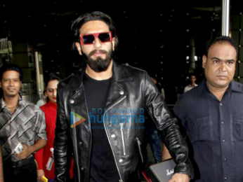 Ranveer Singh, Sushant Singh Rajput and Kriti Sanon spotted at the airport today