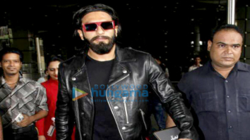 Ranveer Singh, Sushant Singh Rajput and Kriti Sanon spotted at the airport today