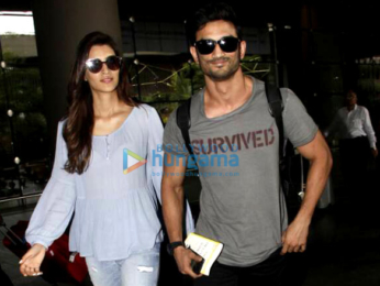 Ranveer Singh, Sushant Singh Rajput and Kriti Sanon spotted at the airport today