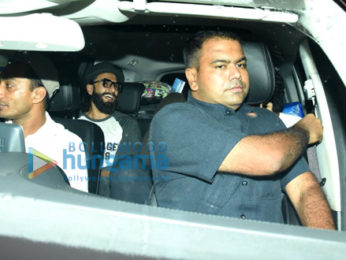 Ranveer Singh and Arjun Kapoor snapped post Shanoo Sharma's birthday bash at BSE Juhu