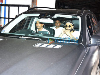 Ranveer Singh snapped post gym session in Bandra