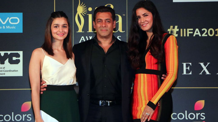 Salman Khan, Katrina Kaif and Alia Bhatt SHARE HEARTY LAUGHTER At IIFA Press Conference