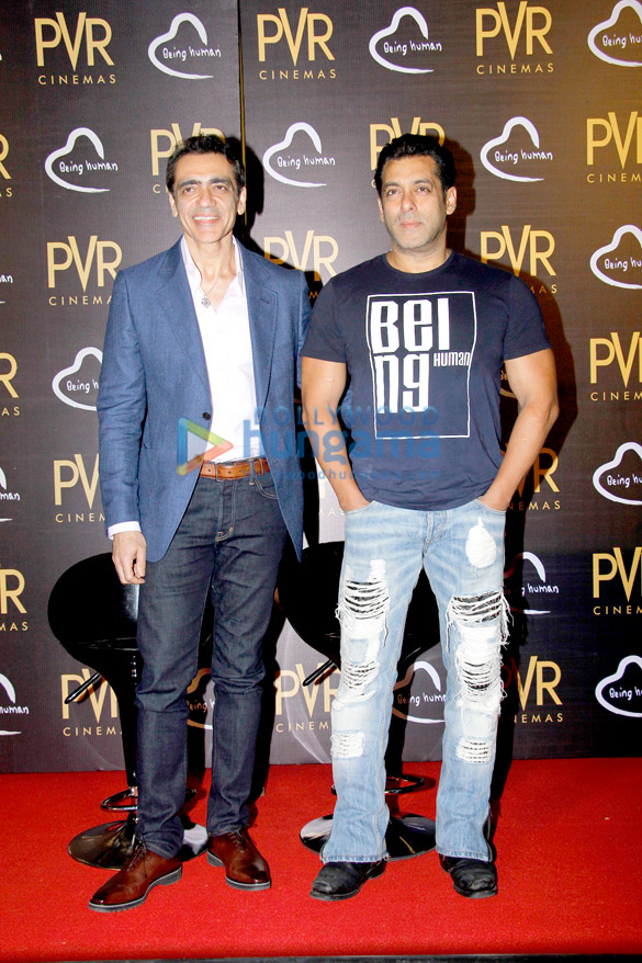 Salman Khan and PVR announce an association with Being Human Foundation on their humanitarian initiatives