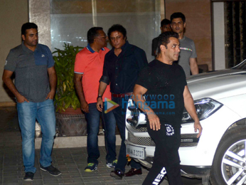 Salman Khan and family celebrate the Being Human cycle launch at Arpita's house