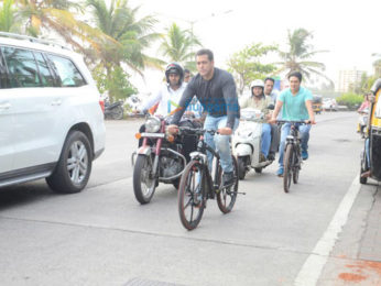 Salman Khan snapped during his film Tubelight's promotions