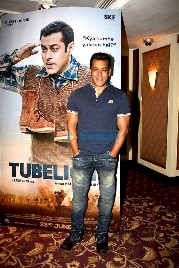 Salman Khan snapped during his film ‘Tubelight’s promotions