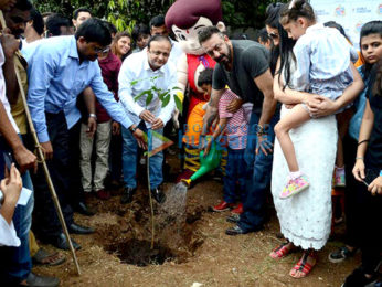 Sanjay Dutt graces the tree plantation drive by Asif Bhamla Foundation