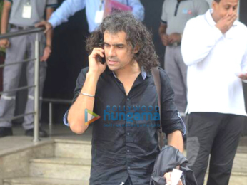 Shah Rukh Khan and Imtiaz Ali snapped leaving to promote their film 'Jab Harry Met Sejal' in Ahmedabad