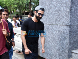 The hunky Shahid Kapoor snapped at his gym in Bandra