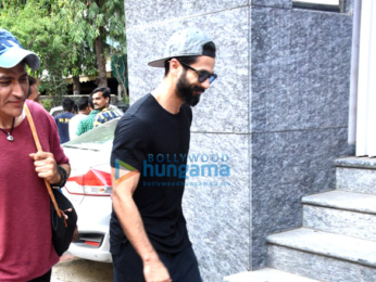 Shahid Kapoor snapped at gym in Bandra
