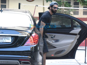 Shahid Kapoor snapped at gym in Bandra