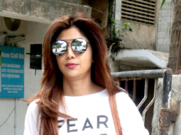 Shilpa Shetty snapped post a salon session in Juhu