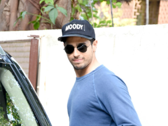 Sidharth Malhotra and Alia Bhatt snapped post their meeting at Matrix's office in Bandra