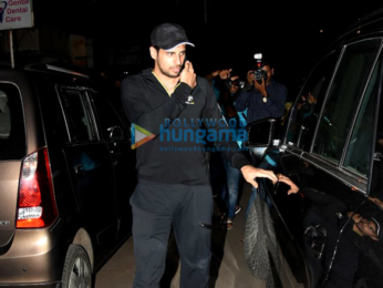 Sidharth Malhotra snapped post meeting at Matrix office