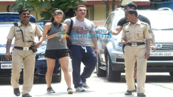 Sohail Khan, Sara Ali Khan, Rhea Chakraborty and Sooraj Pancholi snapped at the gym