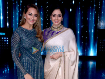 Sridevi and Diljit Dosanjh snapped on the sets of Nach Baliye 8