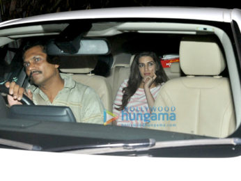 Sushant Singh Rajput, Chunky Pandey and Kriti Sanon snapped at Sunny Super Sound