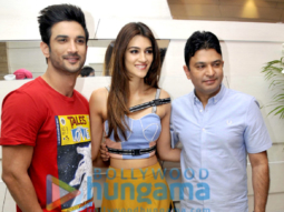 Sushant Singh Rajput, Kriti Sanon and Bhushan Kumar promote ‘Raabta’ in Delhi