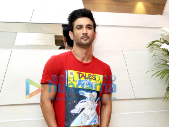 Sushant Singh Rajput, Kriti Sanon and Bhushan Kumar promote 'Raabta' in Delhi