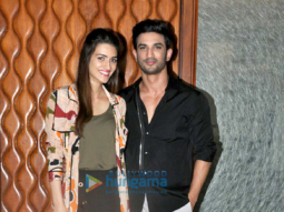 Sushant Singh Rajput and Kriti Sanon snapped at their film ‘Raabta’s promotions