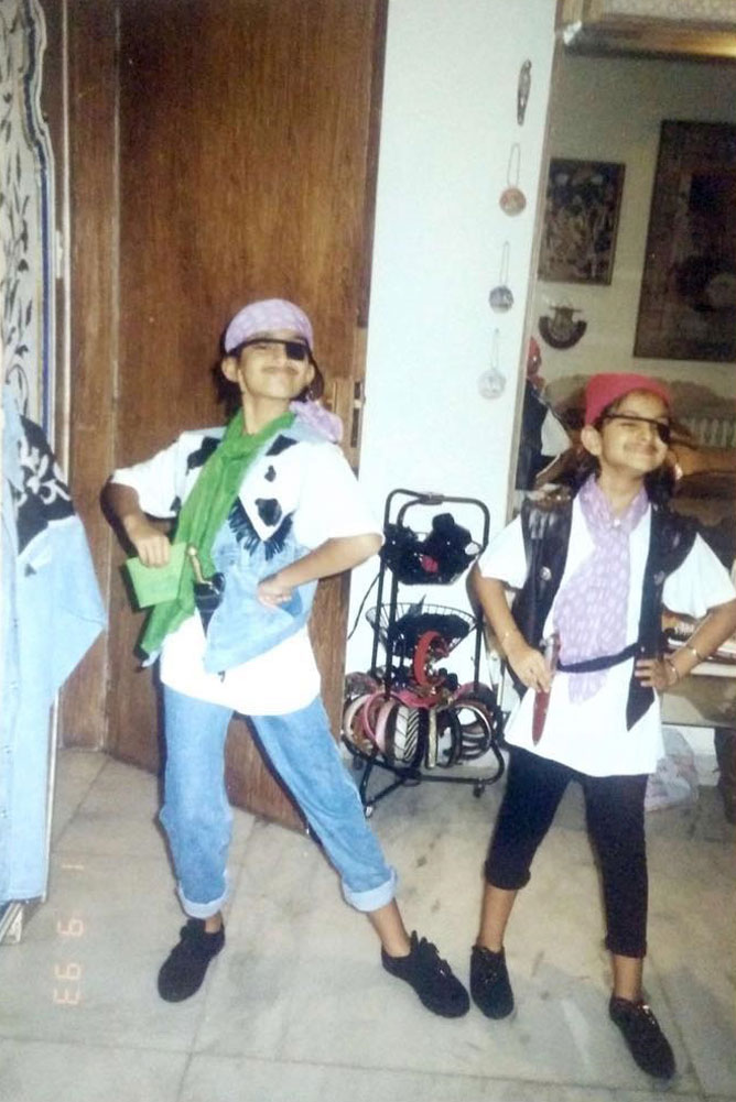 Throwback Thursday Here's how Sonam Kapoor and sister Rhea Kapoor dressed up as kids and it is adorable! features