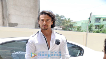 Tiger Shroff and Nidhhi Agerwal arrive for the trailer launch of their film ‘Munna Michael’