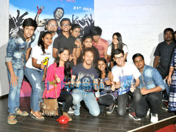 Tiger Shroff snapped during the film promotions of 'Munna Michael'