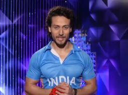 Check out Tiger Shroff Cheering for Team India!!