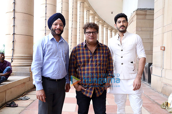 Tigmanshu Dhulia, Mohit Marwah and Gurdeep Singh Sappal launch the trailer of ‘Raag Desh’ at the Parliament of India Tigmanshu Dhulia, Mohit Marwah and Gurdeep Singh Sappal launch the trailer of ‘Raag Desh’ at the Parliament of India