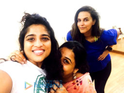 On The Sets Of The Movie Tumhari Sulu