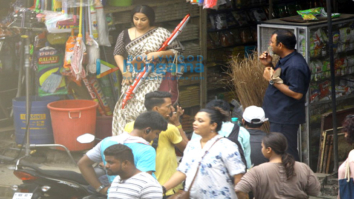 On The Sets Of The Movie Tumhari Sulu