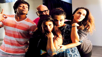 On The Sets Of The Movie Tumhari Sulu