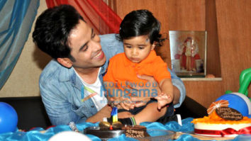 Tusshar Kapoor celebrates son Laksshya’s 1st birthday at his home in Juhu