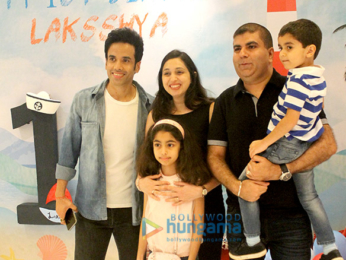 Tusshar Kapoor celebrates son Laksshya's 1st birthday at his home in Juhu